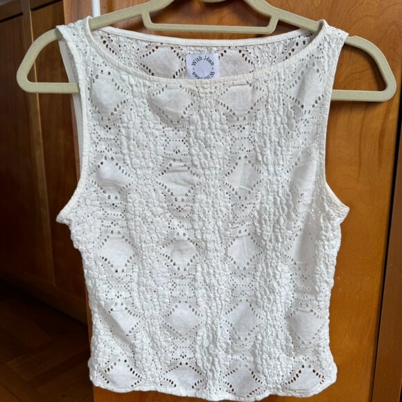 White Maeve Top (sz M) - Picture 5 of 13